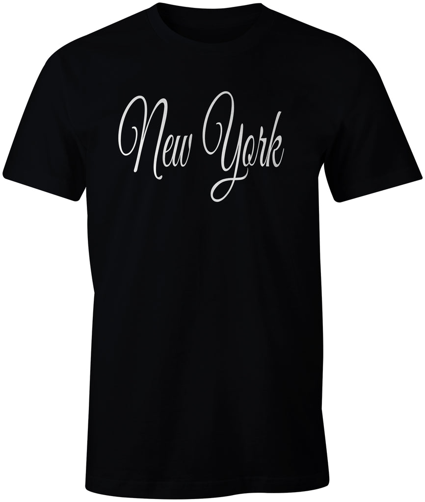 New York NYC Calligraphy T-shirt