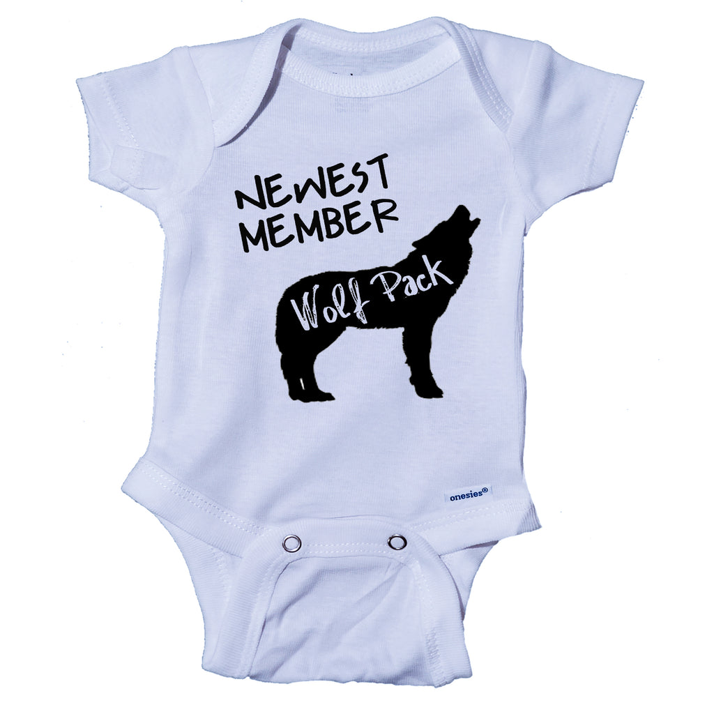 Newest Member of the Wolfpack Announcement Baby Onesie Baby announcement Onesie, New Baby Onesie, Baby announcement ideas 