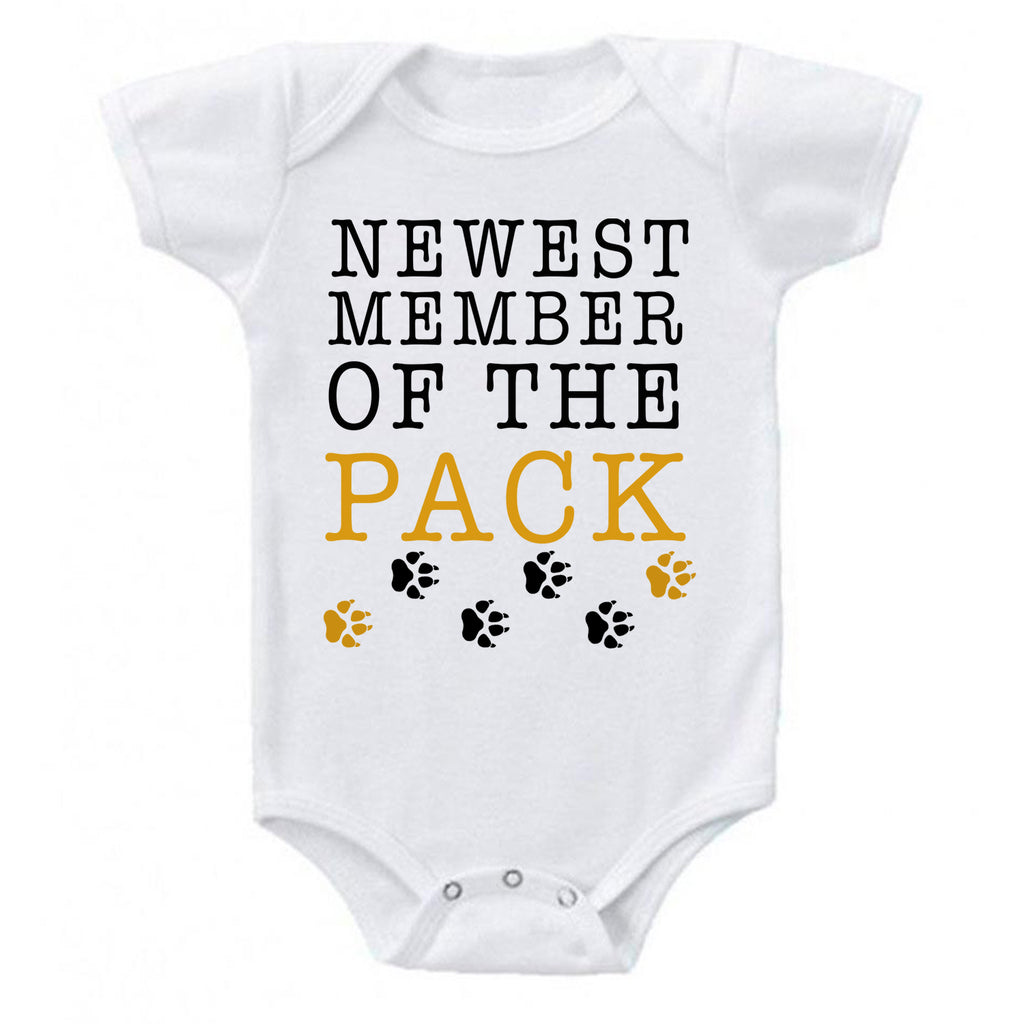 Newest Member Of The Pack Bodysuit Baby Bodysuit