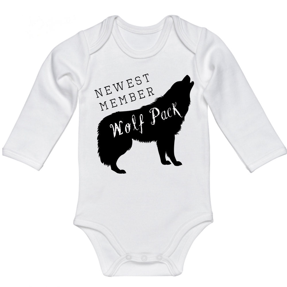 Newest Member of the Wolf Pack Baby Bodysuit