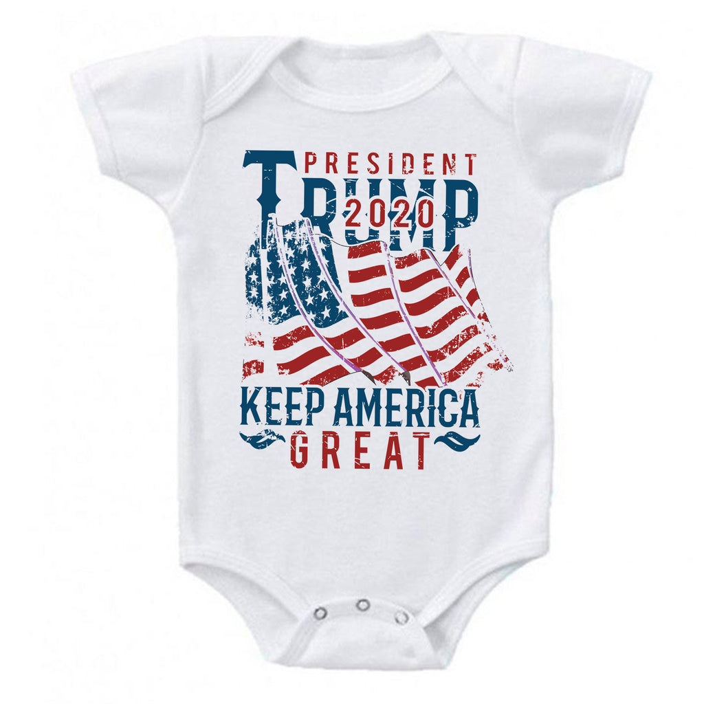 Ink Trendz® President Trump Keep America Great Again Baby Onesie® Trump Baby onesie, Trump Baby Apparel, Trump Baby T-Shirt