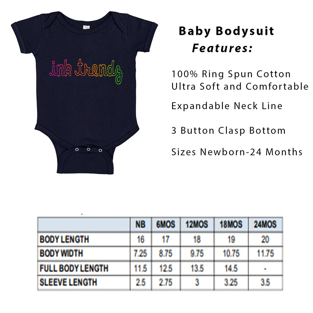 Ink Trendz® Baby Coming Soon Foot Prints Pregnancy Reveal Announcement Baby Romper Bodysuit