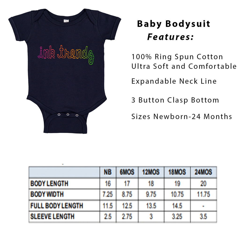 LPG Apparel Co. Mark Ray Bigeye Tuna Fishing themed Baby Bodysuit