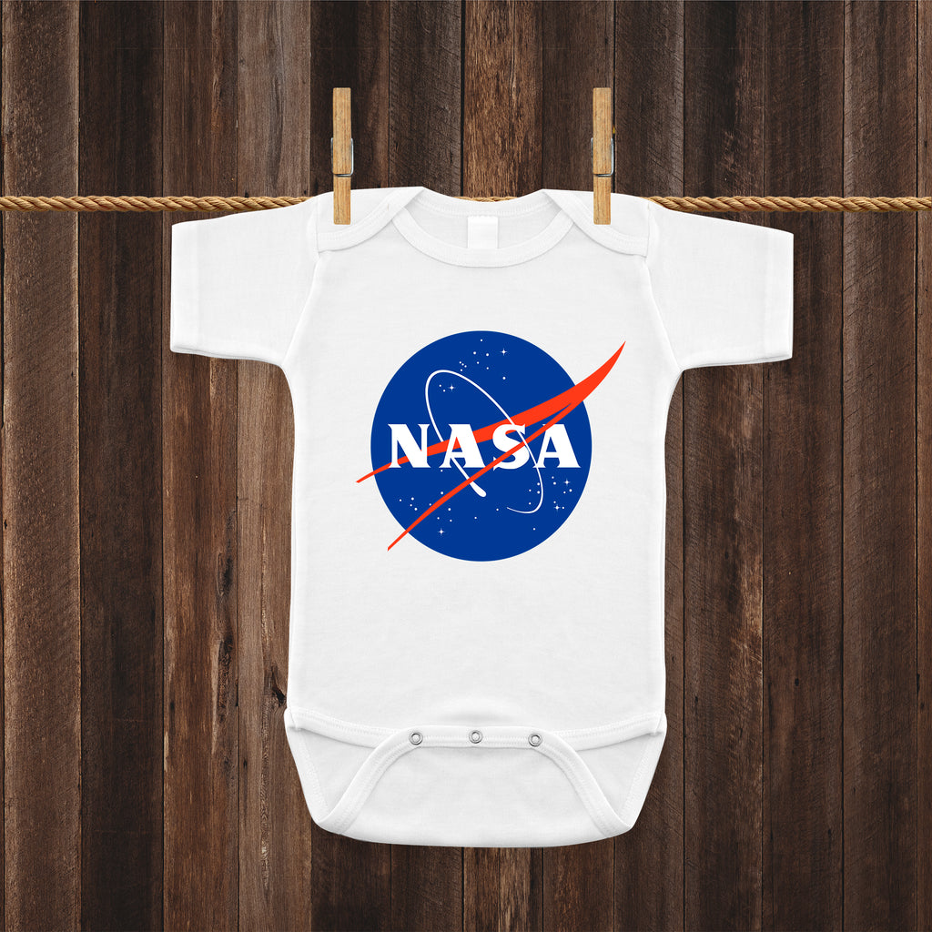 Ink Trendz® NASA Meatball Signature Logo Space Exploration Baby Bodysuit