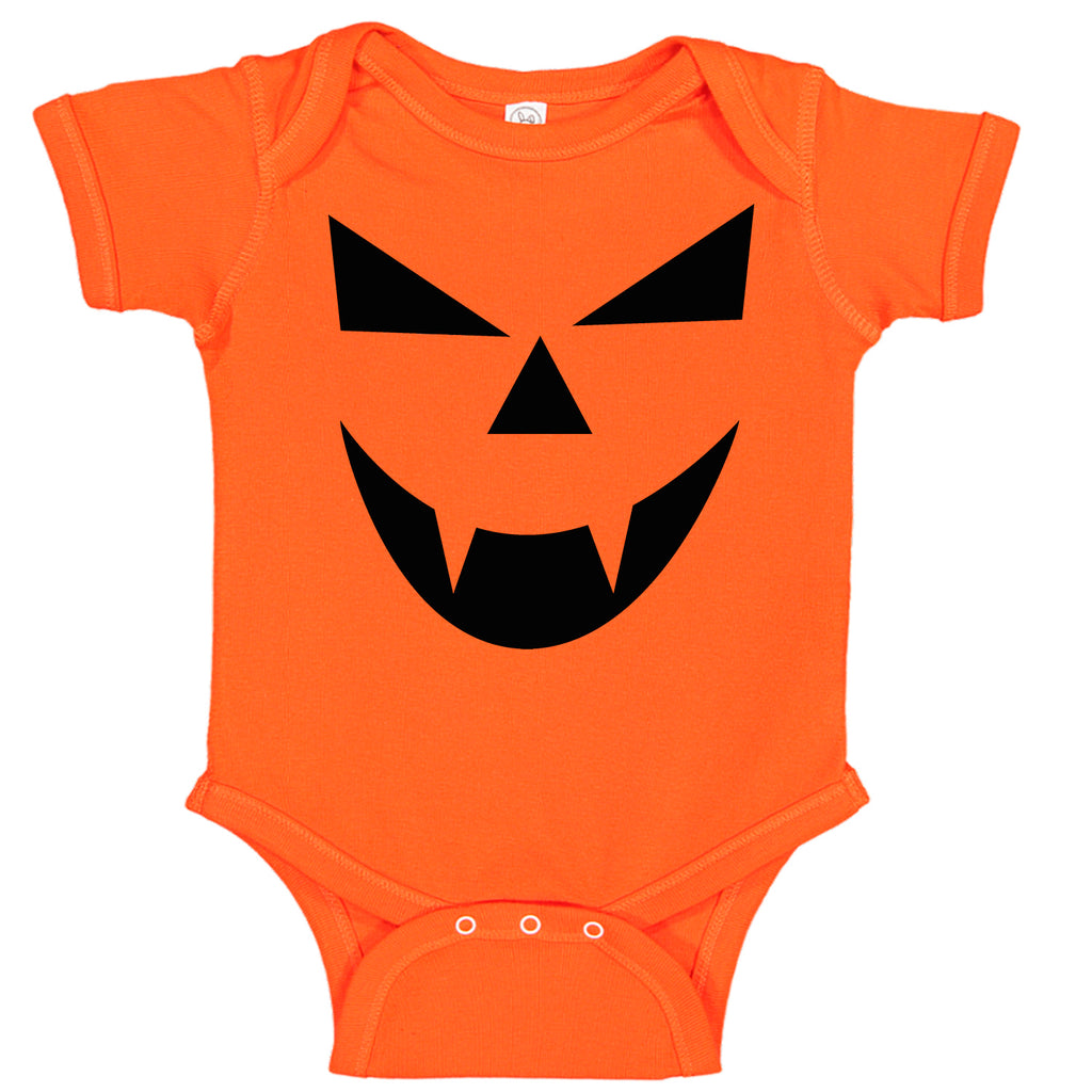Halloween Jack-O-Lantern Pumpkin Costume Face  01 Bodysuit Romper