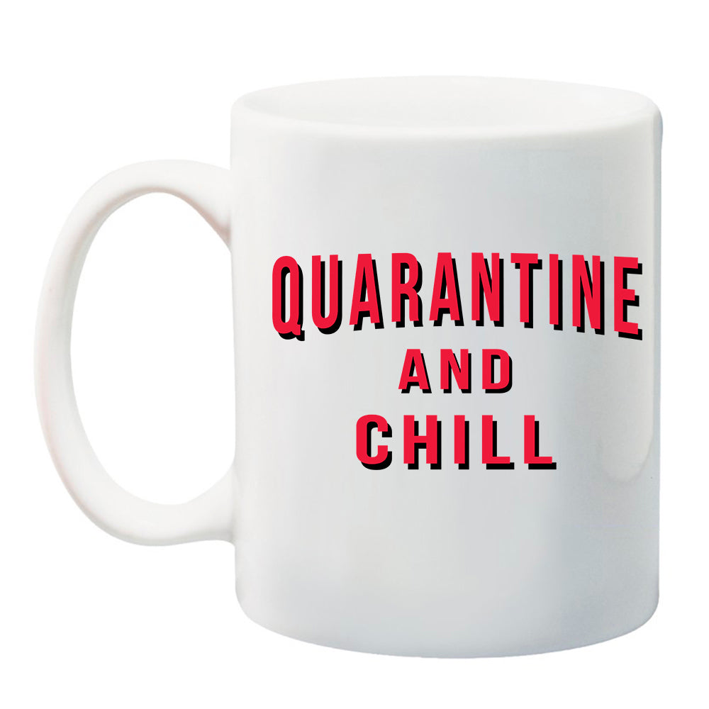 Ink Trendz® Quarantine And Chill 11 oz. Ceramic Coffee Mug, Netflix and chill