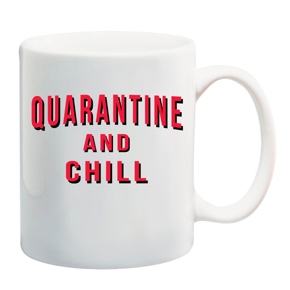 Ink Trendz® Quarantine And Chill 11 oz. Ceramic Coffee Mug, Netflix and chill