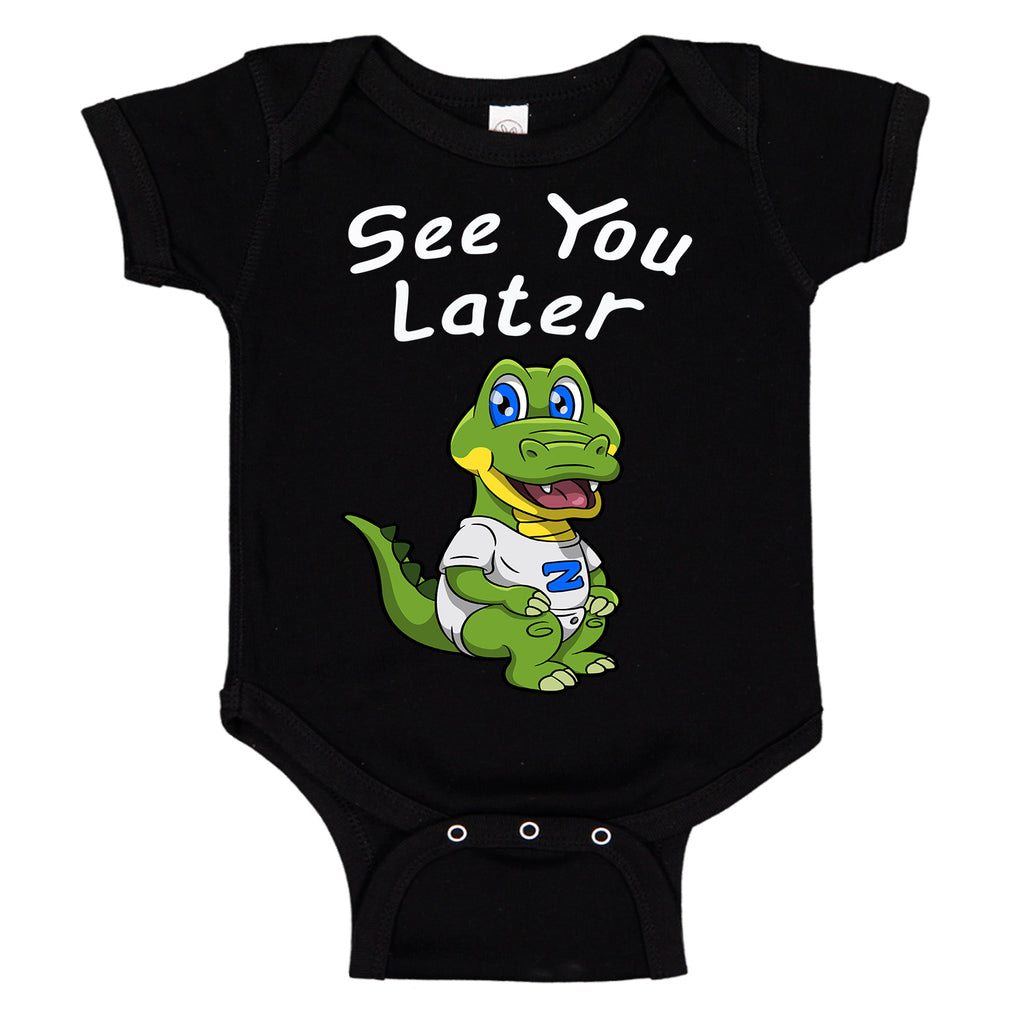 See You Later Alligator Cute Baby Bodysuit Romper