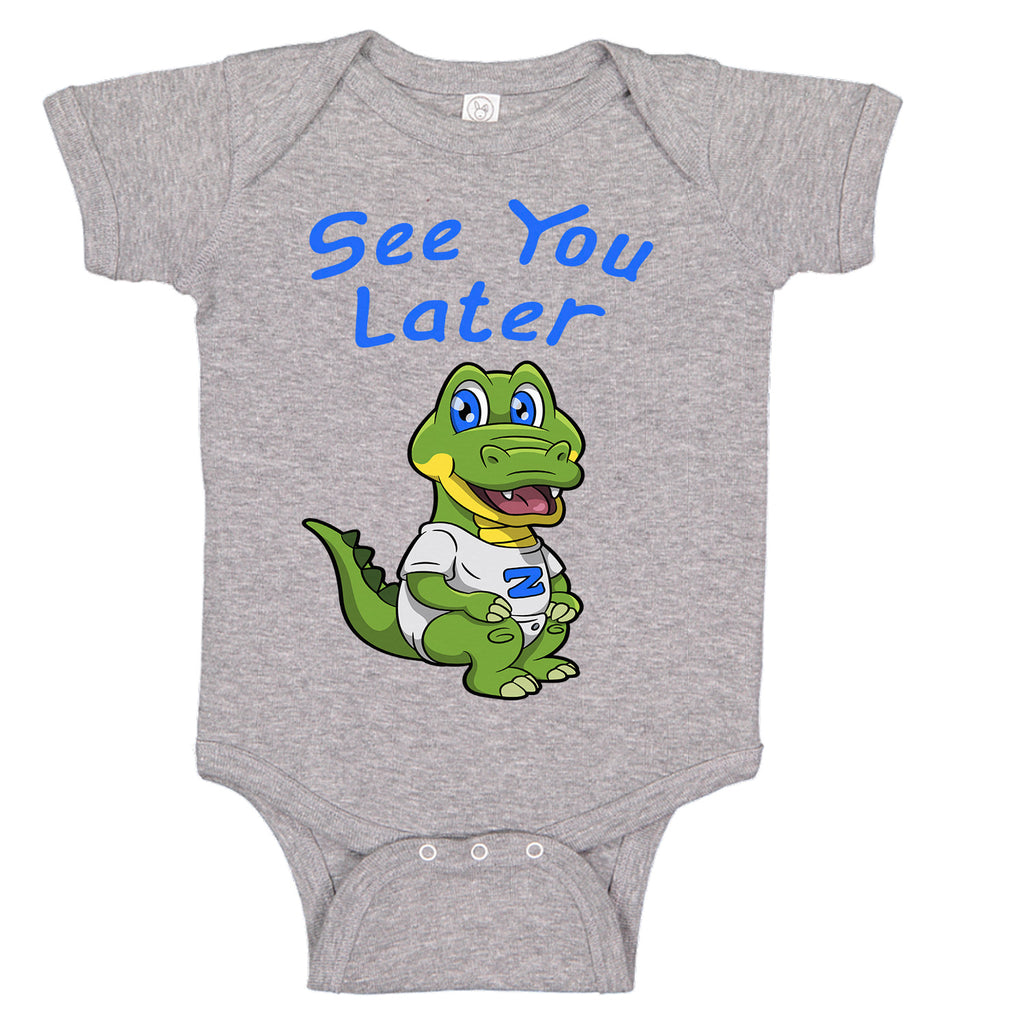 See You Later Alligator Cute Baby Bodysuit Romper