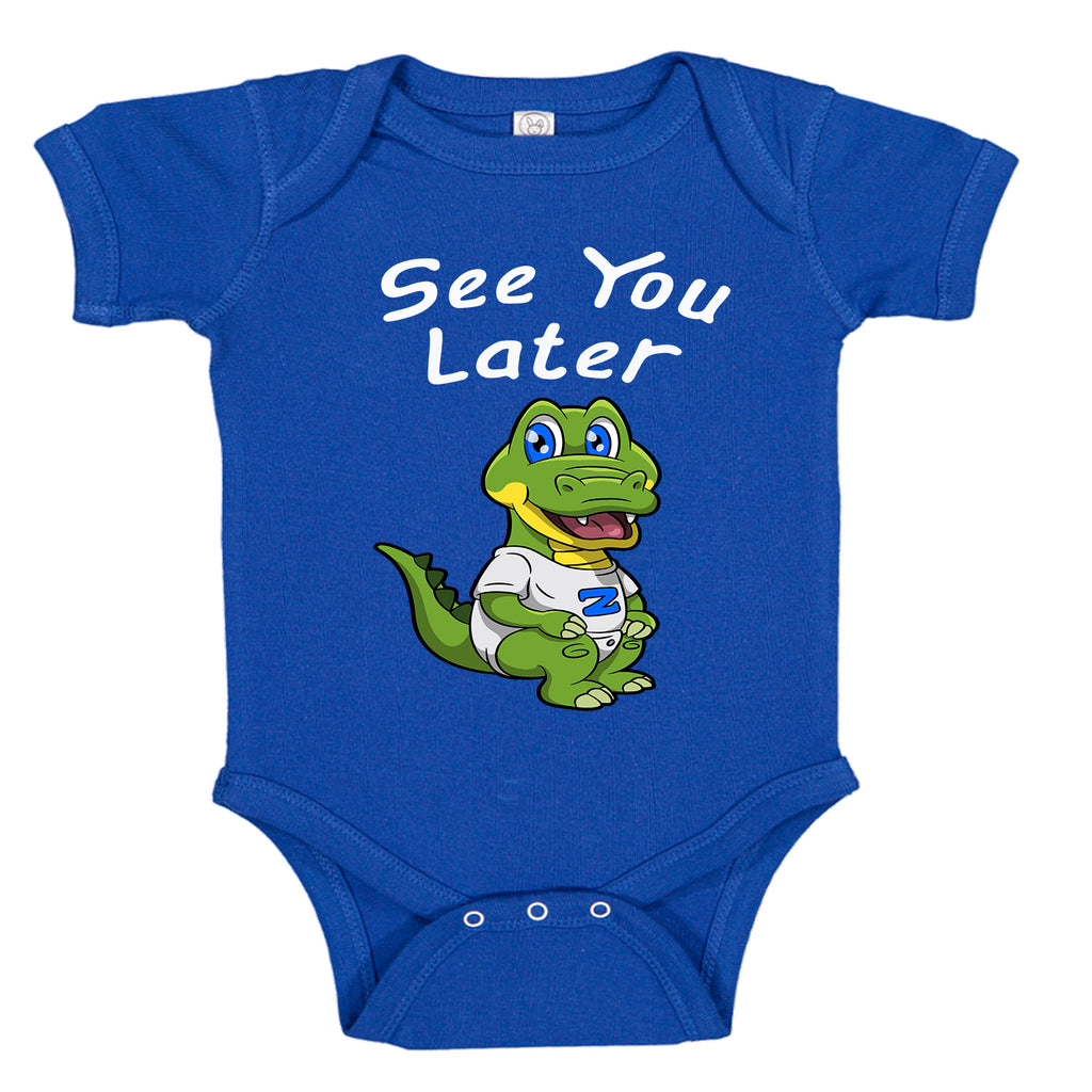 See You Later Alligator Cute Baby Bodysuit Romper