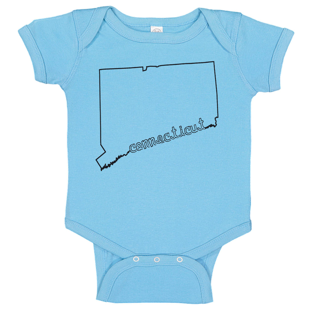 Connecticut State Pride Baby Bodysuit Romper