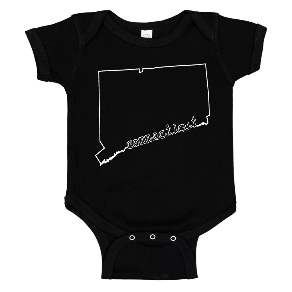 Connecticut State Pride Baby Bodysuit Romper