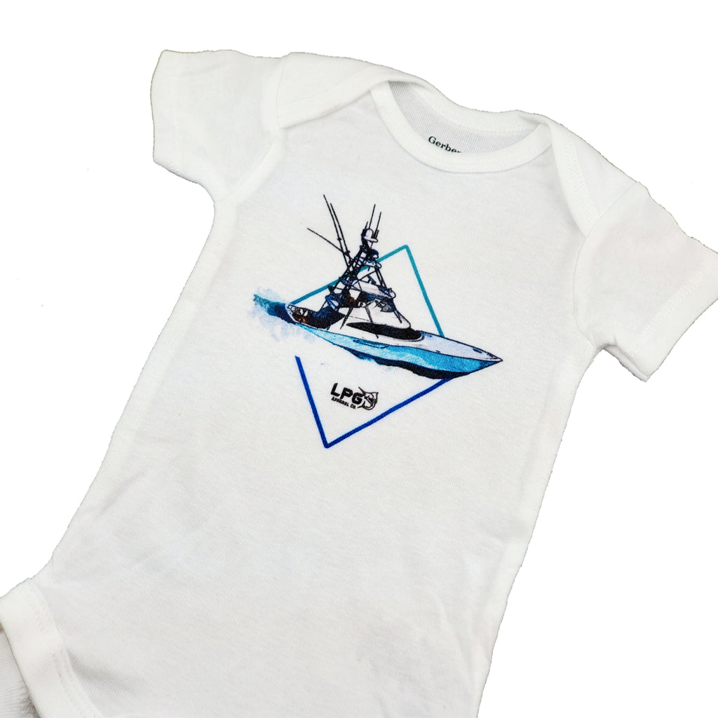 LPG Apparel Co. Diamond Sportfish Baby Onesie® One-Piece Bodysuit
