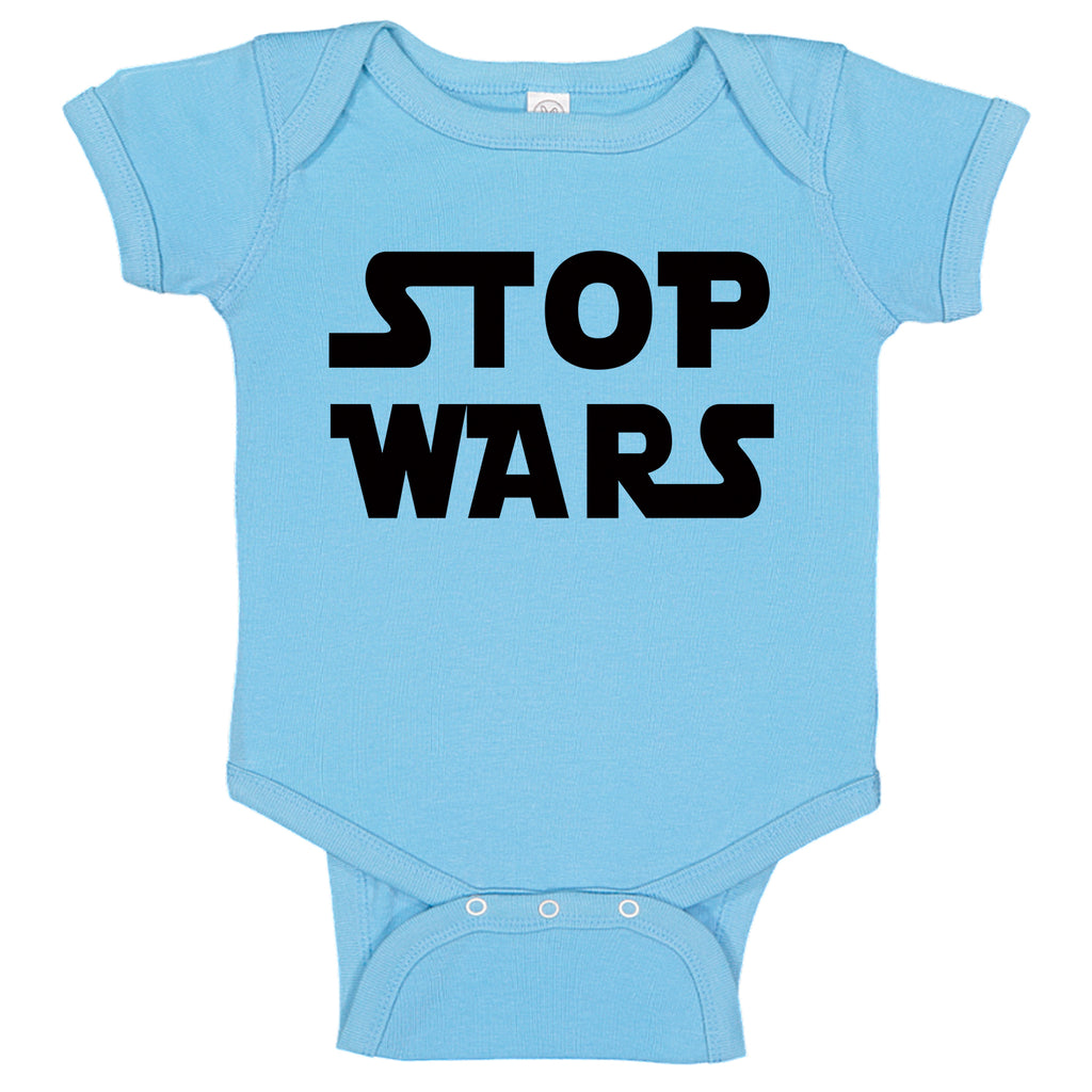 Ink Trendz® Stop Wars Funny Nerdy Baby One-Piece Bodysuit
