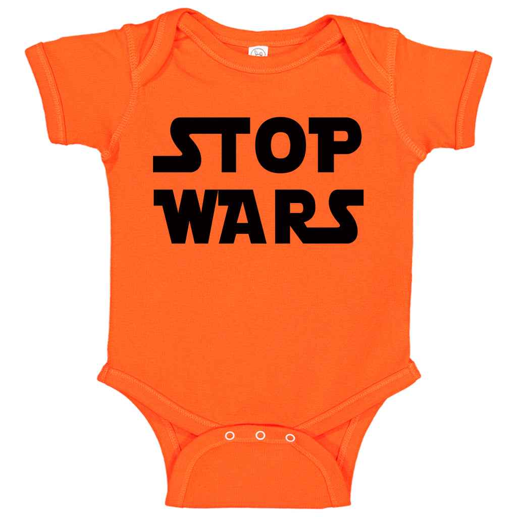 Ink Trendz® Stop Wars Funny Nerdy Baby One-Piece Bodysuit