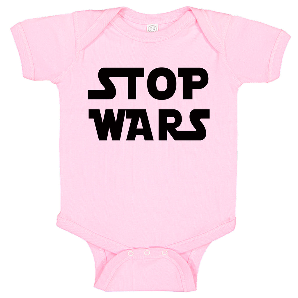 Ink Trendz® Stop Wars Funny Nerdy Baby One-Piece Bodysuit