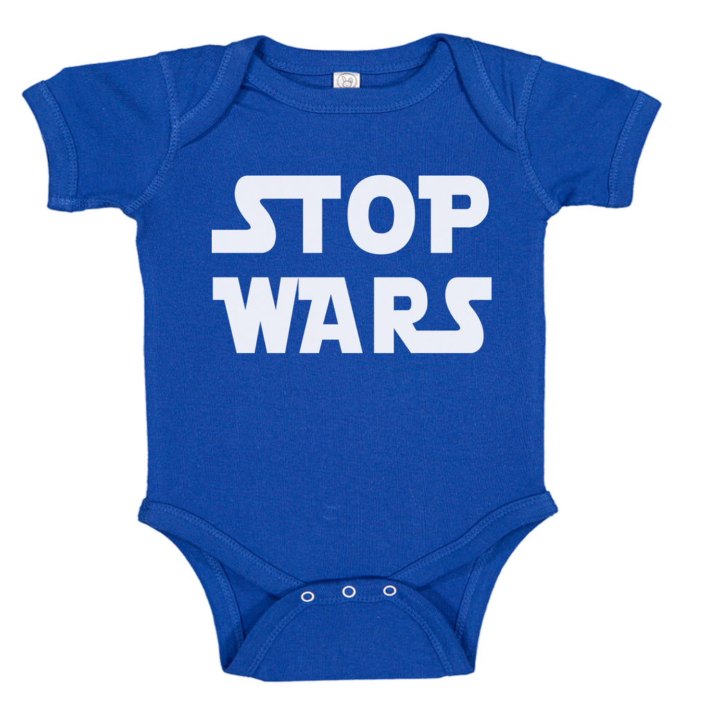 Ink Trendz® Stop Wars Funny Nerdy Baby One-Piece Bodysuit