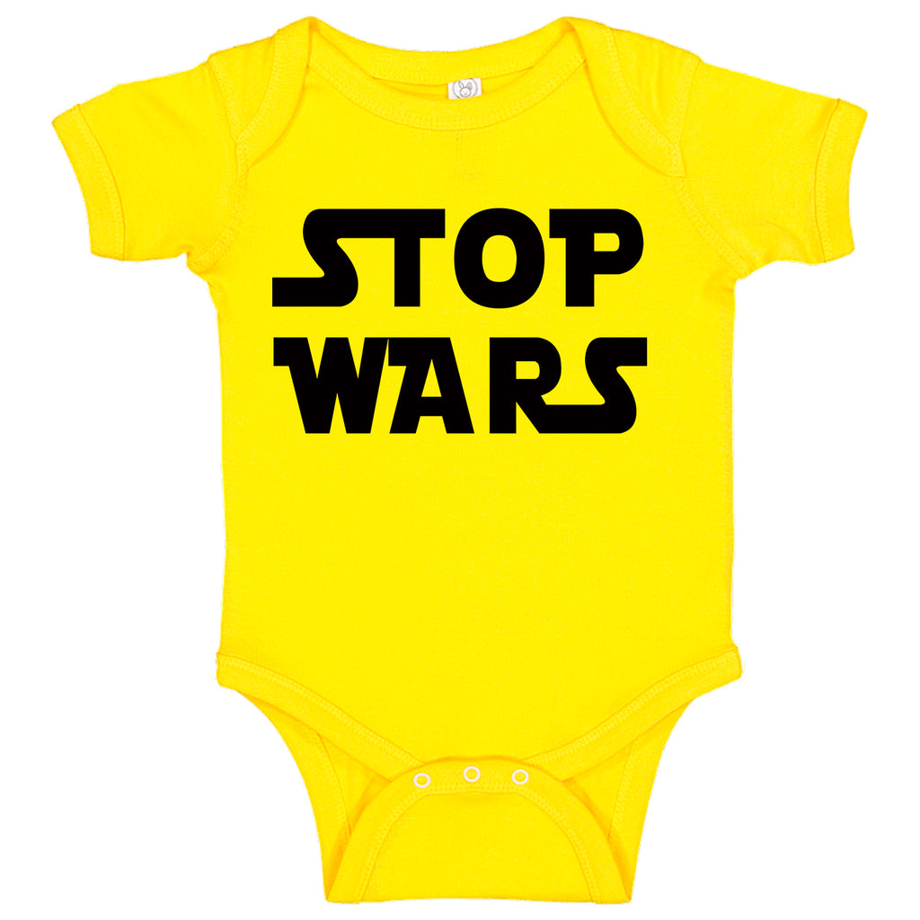 Ink Trendz® Stop Wars Funny Nerdy Baby One-Piece Bodysuit