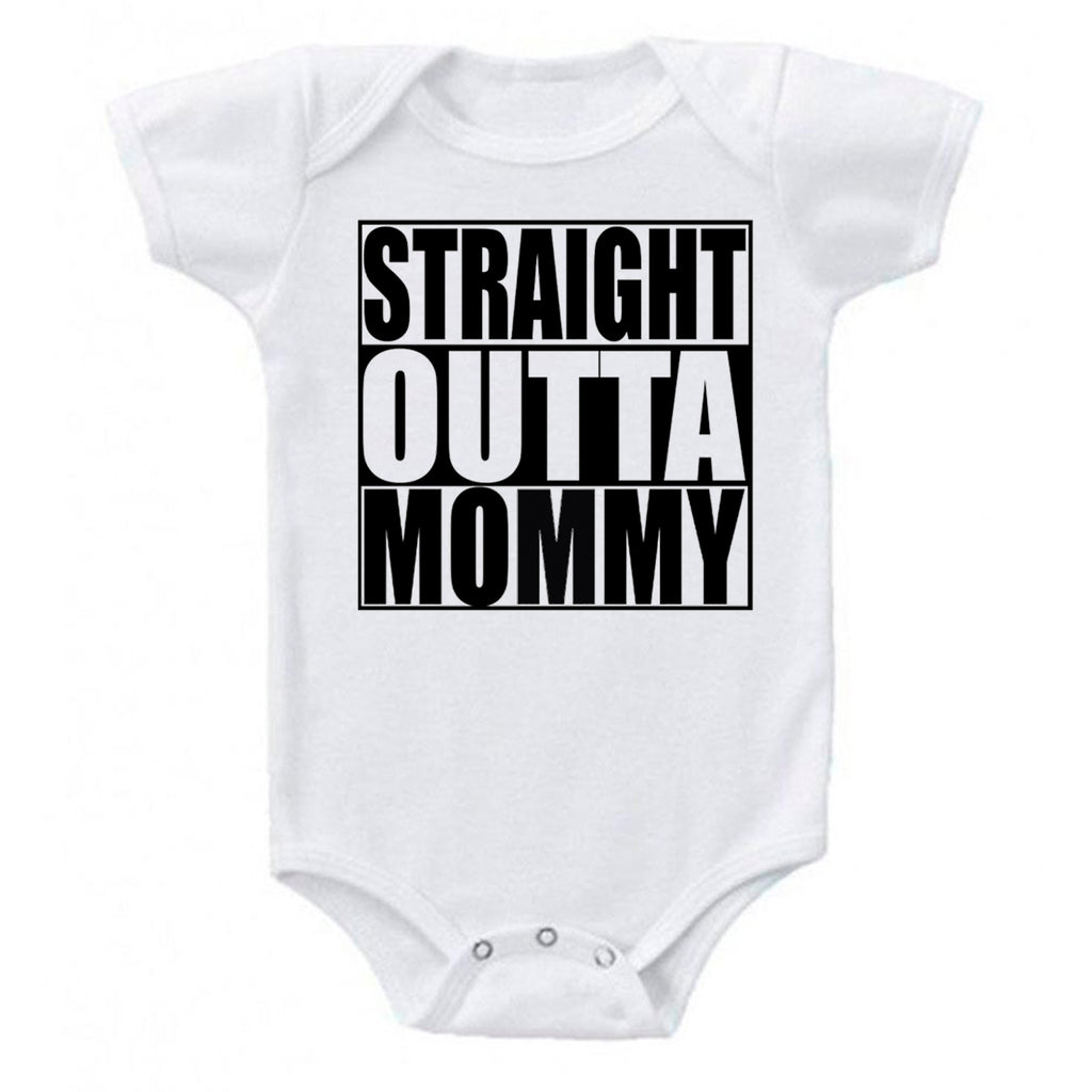 Straight Outta Momma Cute Compton Baby Bodysuit