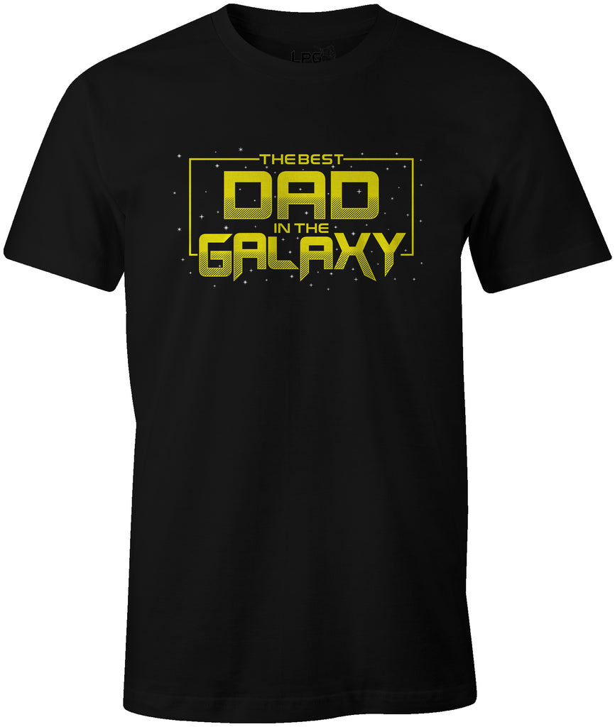 Ink Trendz The Best Dad In the Galaxy Fathers Day, Dad Tee  T-Shirt, Star Wars T-Shirt, Galaxy Dad Tee, Star Wars Tee