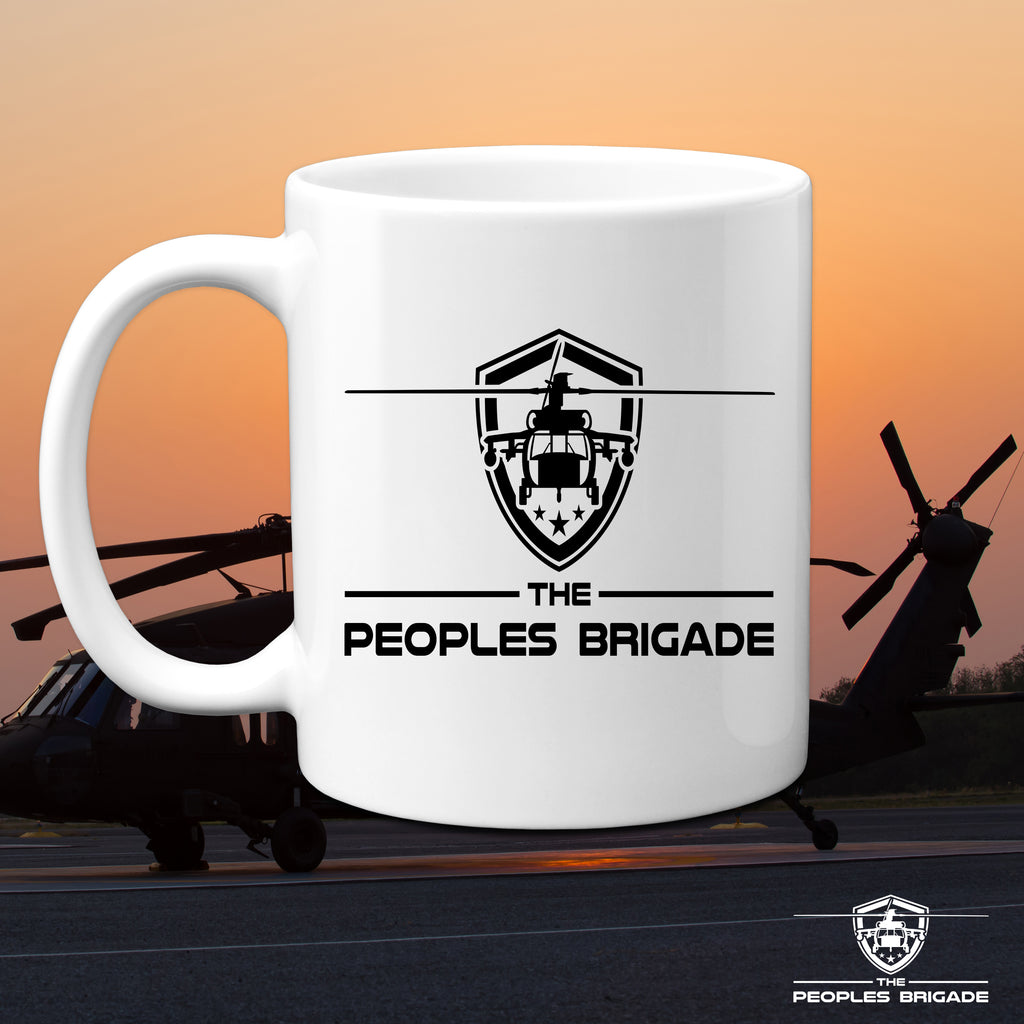 The Peoples Brigade Signature Logo 2 Coffee Mug , Patriotic coffee mug, patriotic mug, military coffee mug, Nine line style coffee mug, Rifle coffee mug, veteran coffee mug