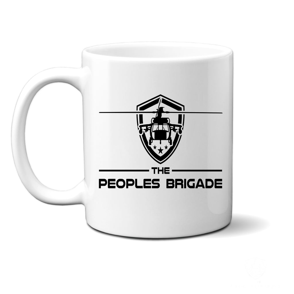 The Peoples Brigade Signature Logo 2 Coffee Mug , Patriotic coffee mug, patriotic mug, military coffee mug, Nine line style coffee mug, Rifle coffee mug, veteran coffee mug