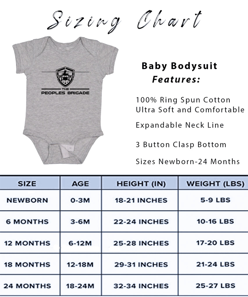 The Peoples Brigade Let's Go Brandon FJB Baby Romper Bodysuit | OP-2 |