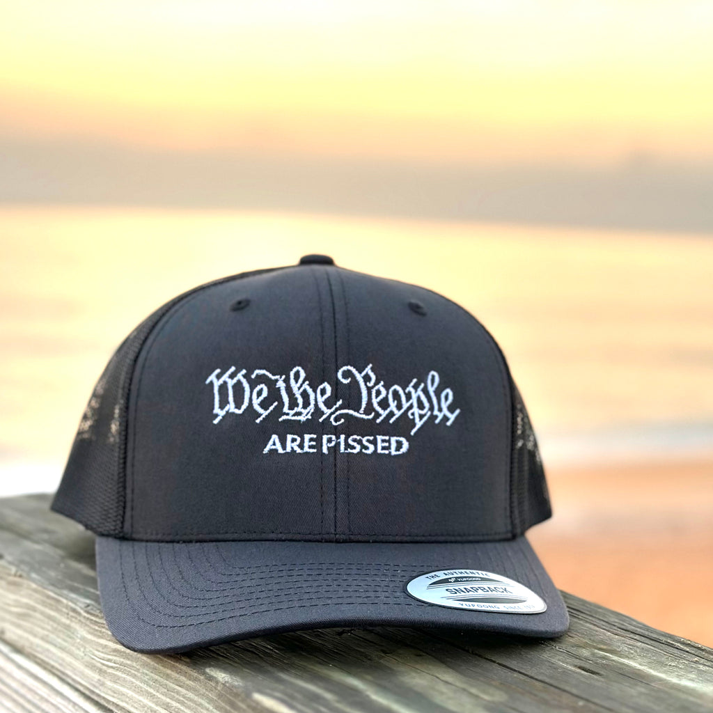 The Peoples Brigade We The People are Pissed Trucker Snapback Baseball Hat