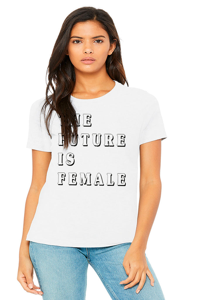 The Future is Female Women's Relaxed Fit Jersey Premium Tee T-Shirt