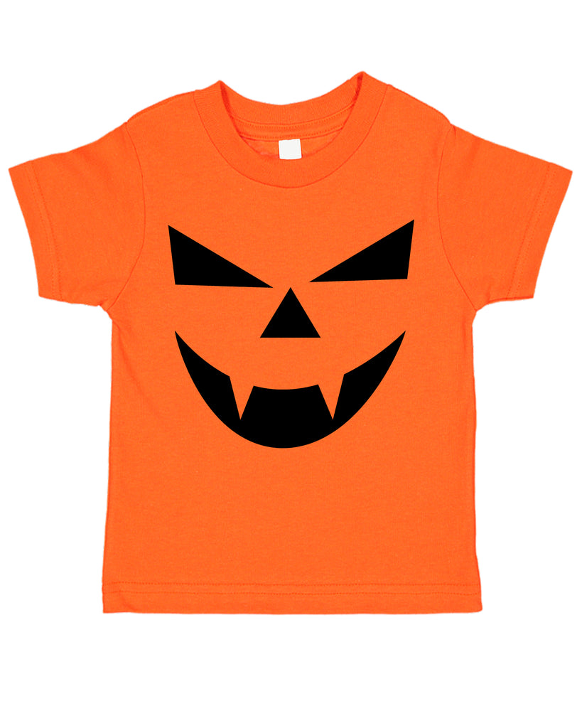 Halloween Jack-O-Lantern Pumpkin Costume Face 01 Toddler Tee T-Shirt