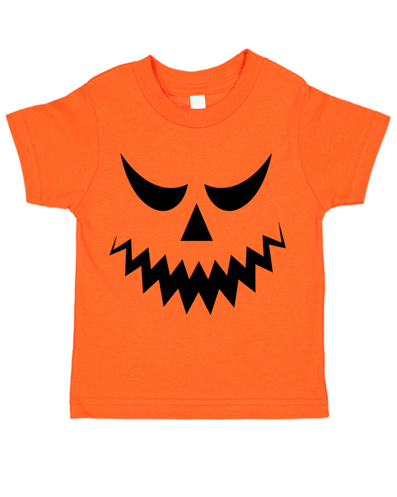 Halloween Jack-O-Lantern Pumpkin Costume Face 02 Toddler Tee T-Shirt