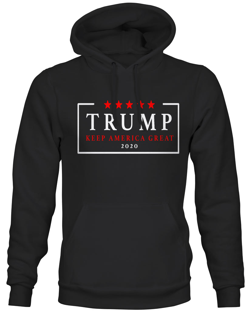 Ink Trendz® Donald Trump 2020 Campaign USA Keep America Great Hoodie Sweatshirt