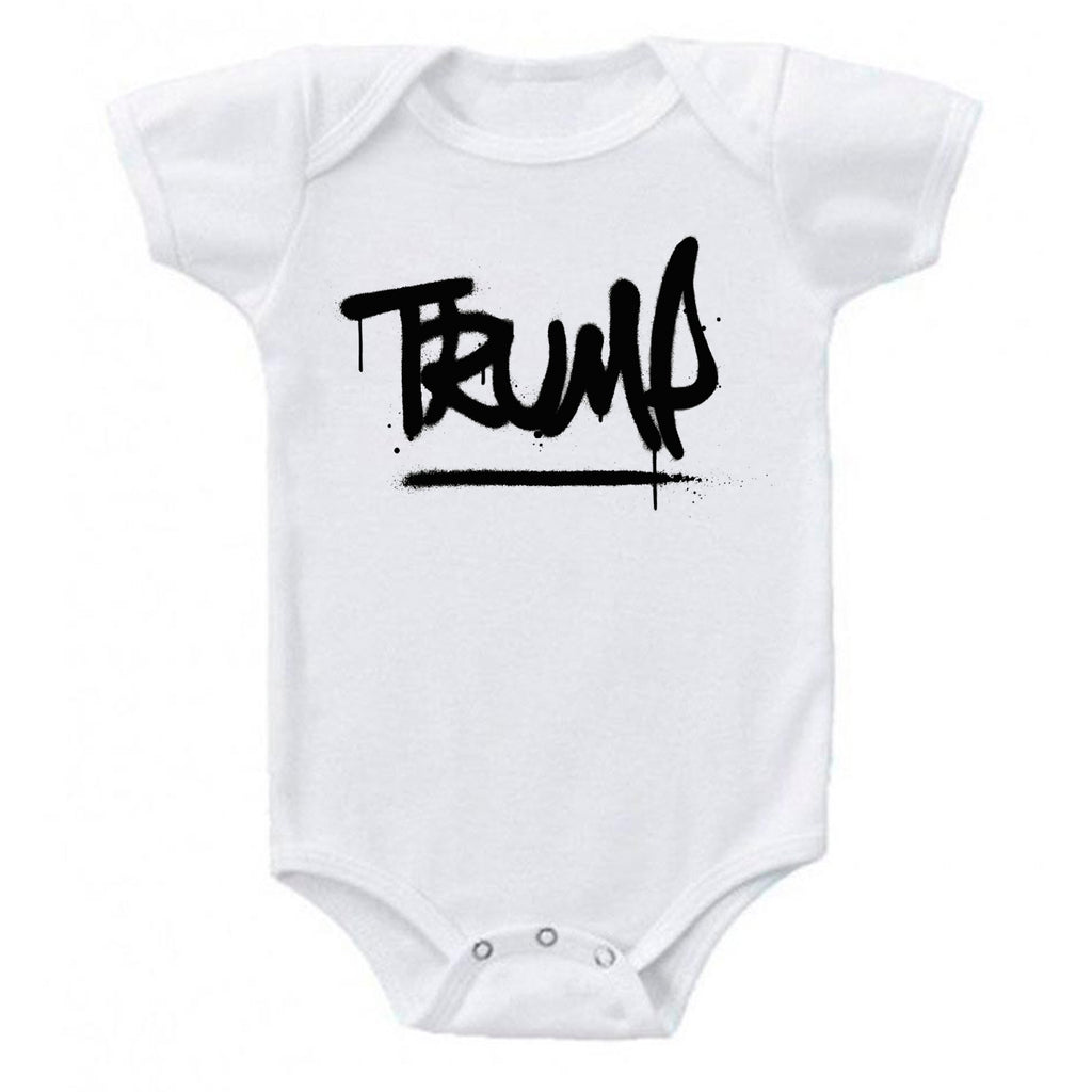 President Trump Graffiti Baby Unisex Bodysuit Romper