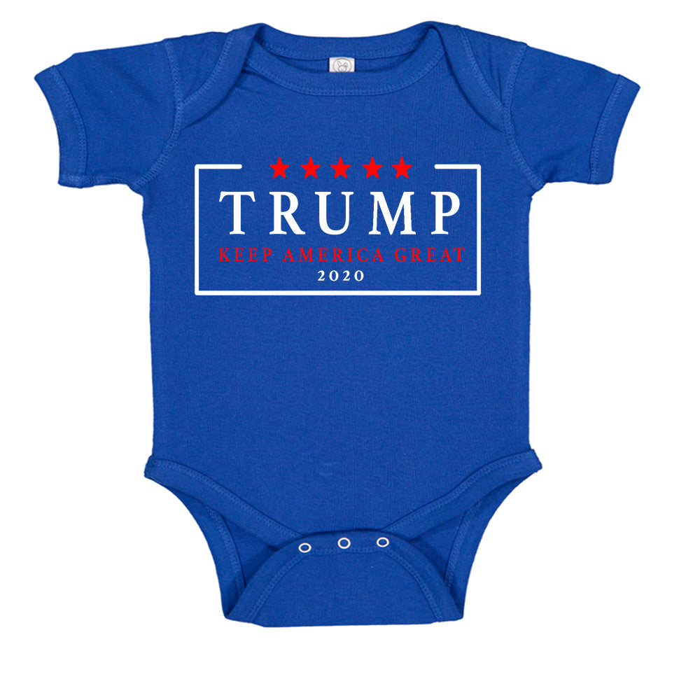 Ink Trendz® Keep america Great again MAGA Make America Great Again Baby Onesie Romper