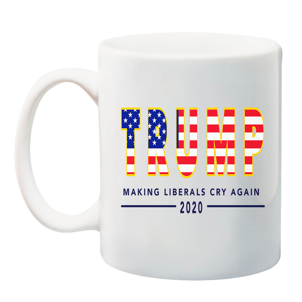 Trump 2020 Making Liberals Cry Again Signature Mug