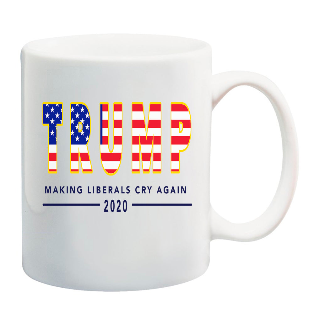 Trump 2020 Making Liberals Cry Again Signature Mug