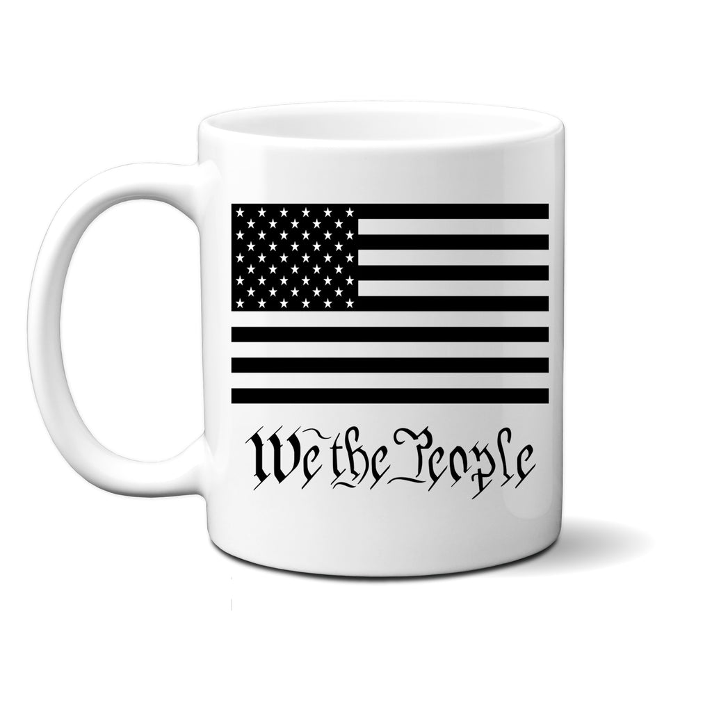 Ink Trendz® We the People American Flag 11 Oz. Coffee Mug Cup, Patriotiuc Coffee Mug, We the People Mug, We the People swag