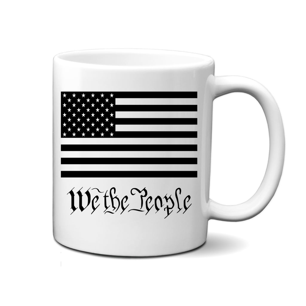 Ink Trendz® We the People American Flag 11 Oz. Coffee Mug Cup, Patriotiuc Coffee Mug, We the People Mug, We the People swag