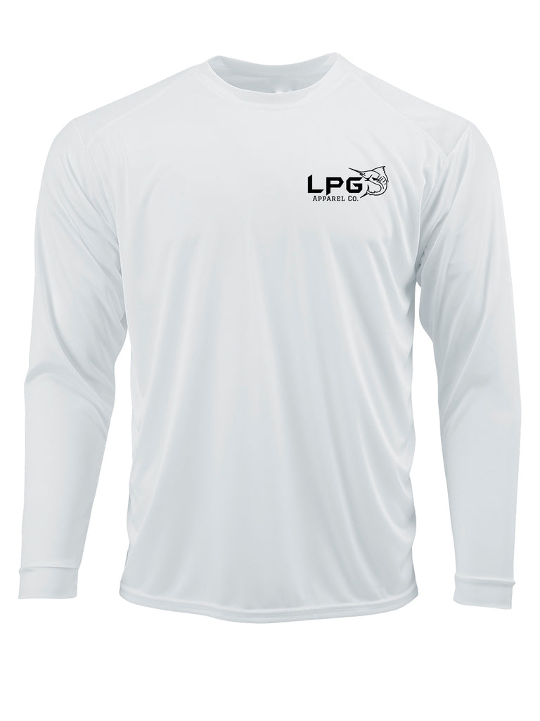 LPG Apparel Co. Northeast Mako Shark Unisex UPF 50 Dri-Fit Performance Rashguard T-Shirt