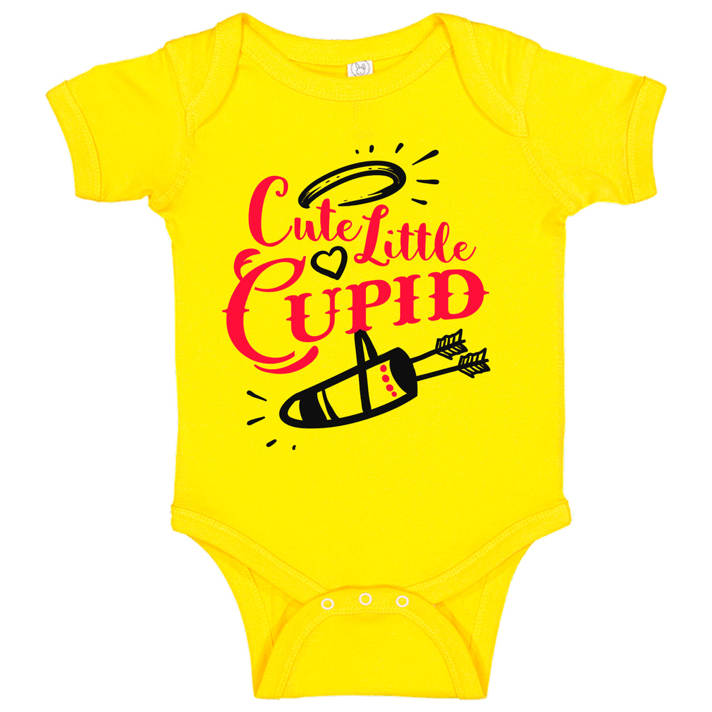 Ink Trendz® Cute Little Cupid Valentines Day Infant - Toddler Baby Bodysuit
