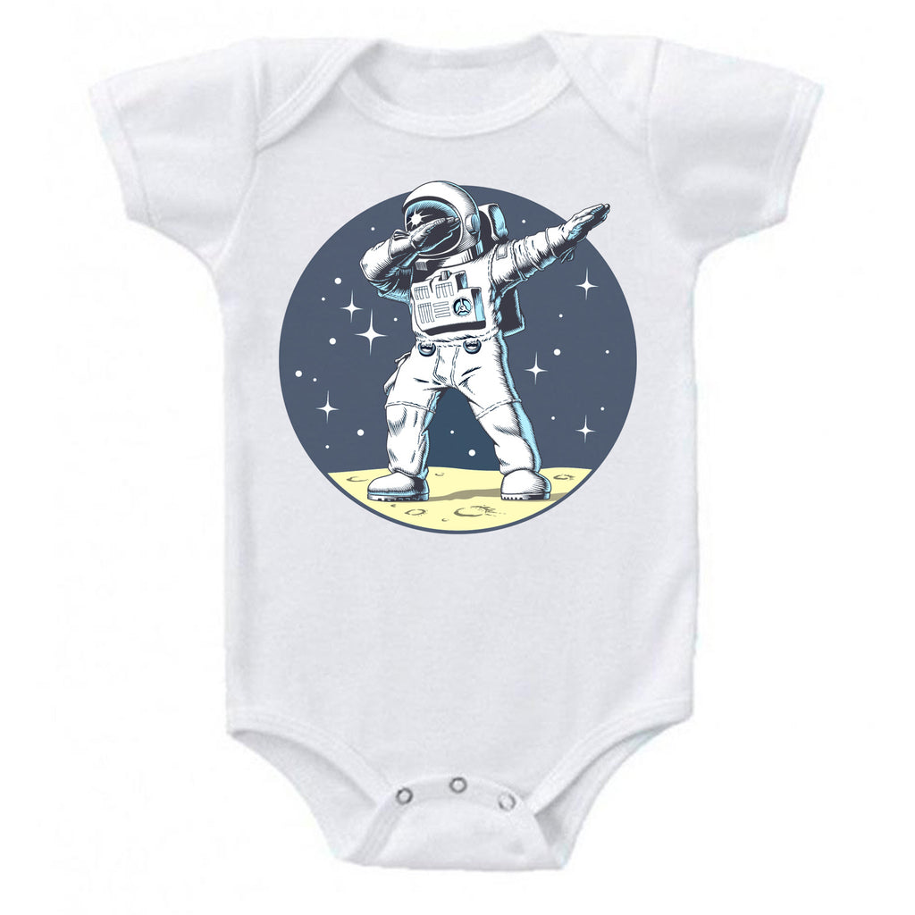 Ink Trendz® Dabbing Astronaut Spaceman Baby Bodysuit