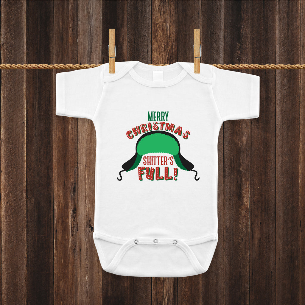 Christmas Vacation Shitter's Full Clark Onesie One-Piece Bodysuit