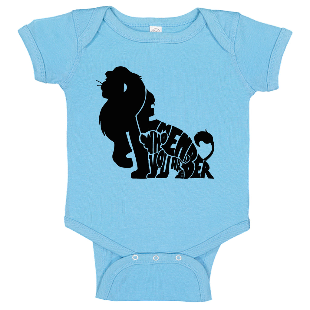 Remember Who You Are Simba Lion King Themed Bodysuit Romper